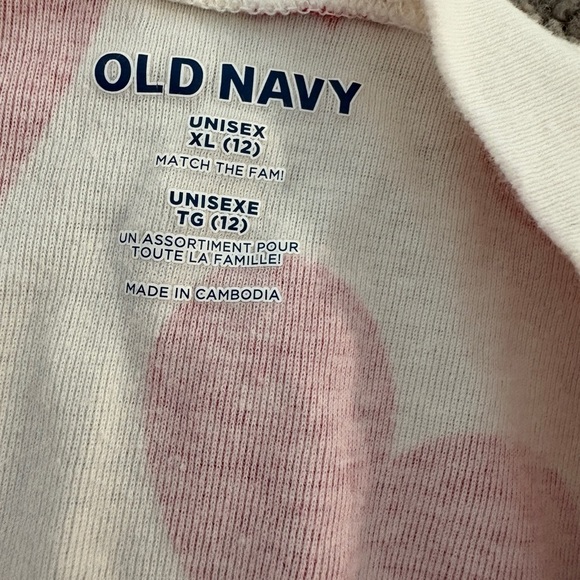 Old Navy Red Heart pyjamas size 12 - new without tags - Picture 3 of 6